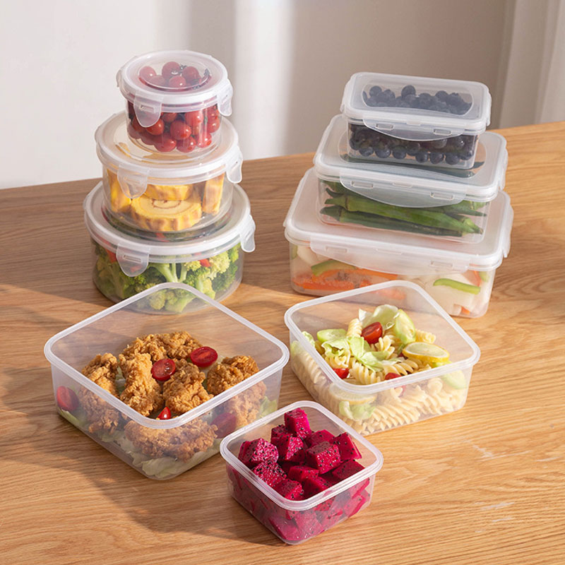 Food Snacks For Picnic - กล่องอาหาร PP กล่องเบนโตะ กล่องใส่อาหารปิกนิก กล่องเก็บอาหารในครัว กล่องอาหารสำหรับเด็ก
