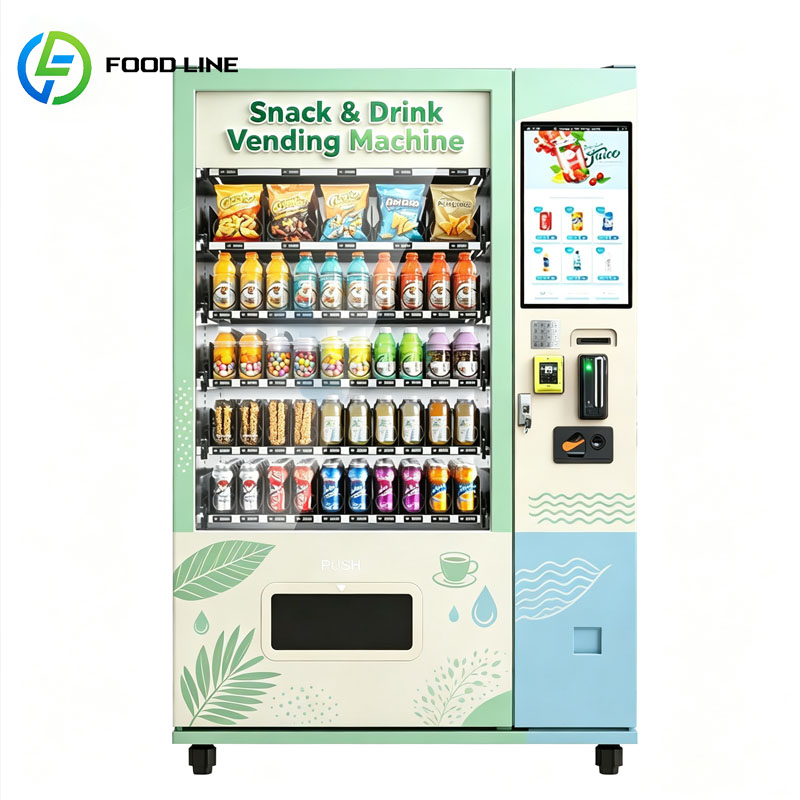 Food Snacks Drinks - ตู้จำหน่ายขนมขบเคี้ยวอัตโนมัติอัจฉริยะ เครื่องจ่ายขนมและเครื่องดื่มแบบแช่เย็น บริการตนเอง ปรับแต่งได้สำหรับธุรกิจ