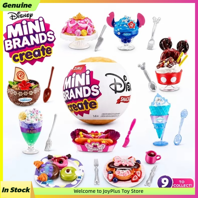 Food Snacks Brands - ซูรู มินิแบรนด์ส ชุดของเล่นดิสนีย์ สแน็คส์ ซีรีส์ กล่องสุ่ม