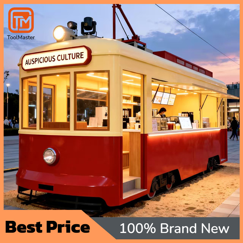 Food Snacks Business - 【ดีไซน์ใหม่】รถเข็นขายอาหารสไตล์ยุโรปแบบวินเทจ ตู้ขายของเคลื่อนที่แบบไฟฟ้าทำจากโลหะ สำหรับธุรกิจขายขนมข้างทาง