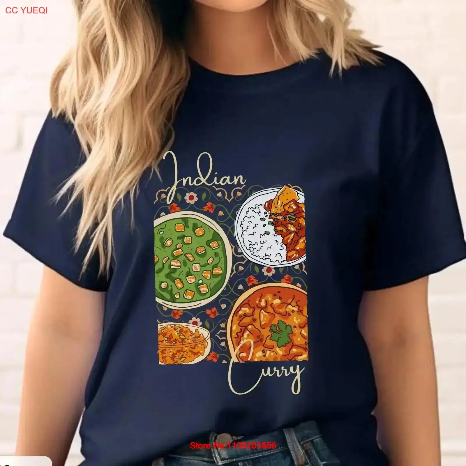 Food Snacks Indian - เสื้อยืดลายอาหารอินเดีย รสบัตเตอร์ชิกเก้น ทิกก้ามาซาล่า ปาลักปานีร์ ฮาริยาลี อาหารอินเดีย