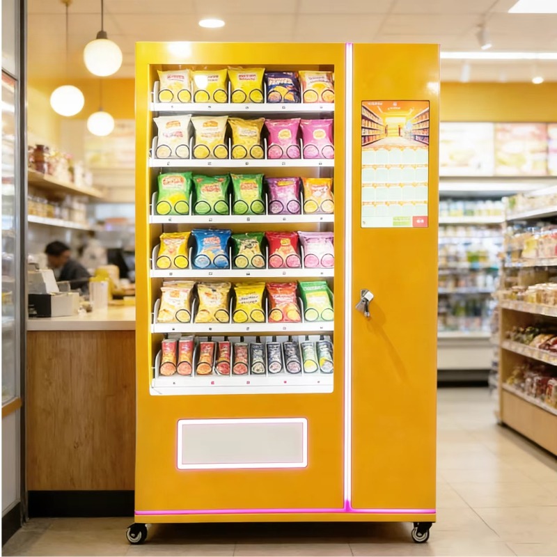 Food Snacks In Usa - ตู้จำหน่ายขนมขบเคี้ยวอัตโนมัติ เครื่องจำหน่ายเครื่องดื่มเชิงพาณิชย์ เครื่องจ่ายเครื่องดื่มอัจฉริยะ อุปกรณ์บริการตนเองสำหรับอาหาร