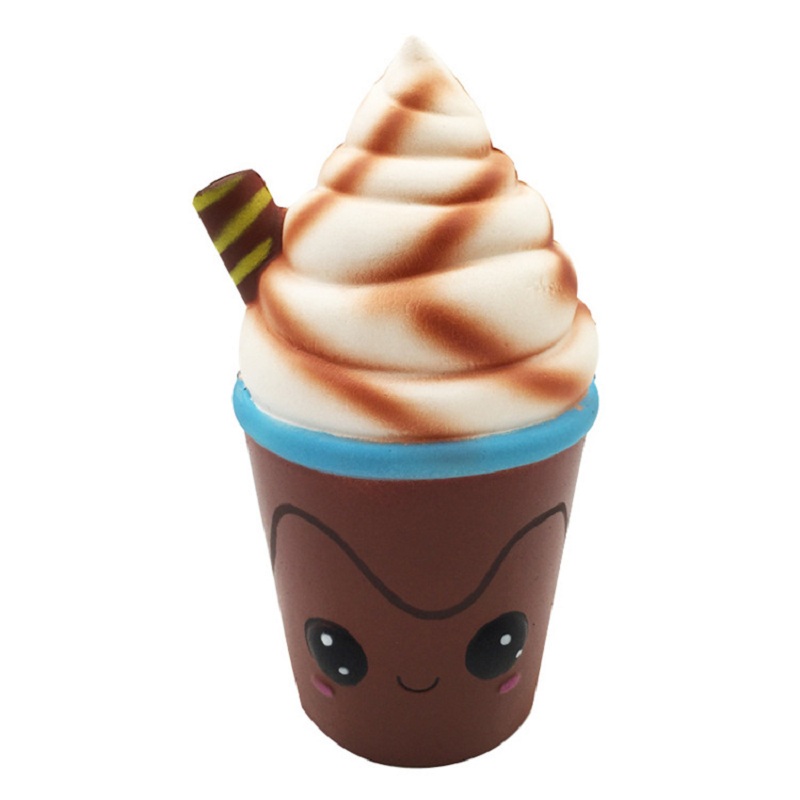 Junk Food Snacks - จัมโบ้ช็อกโกแลตไอศกรีม Squishy ครีมกลิ่นหอมช้า Rising ความเครียดบรรเทาของเล่นสําหรับเด็กผู้ใหญ่ Decompression