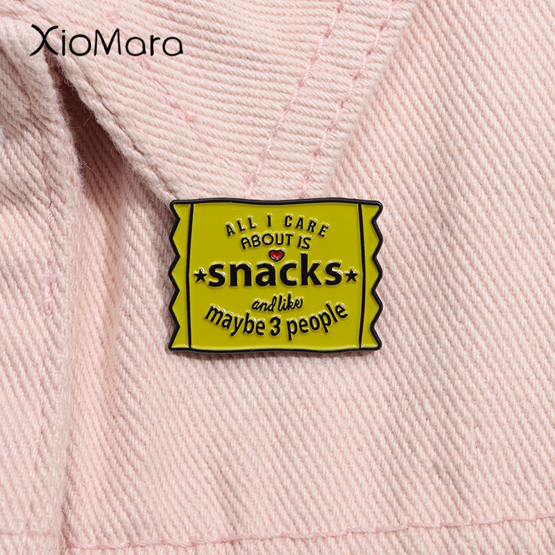 Junk Food Snacks - นักชิมเก็บตัวอย่างที่ฉันสนใจก็คือขนมเข็มเคลือบสำหรับคนรักอาหารขยะเข็มกลัดปกกระเป๋าเป้สะพายหลังมีเครื่องประดับเป็นของขวัญสำหรับเพื่อน