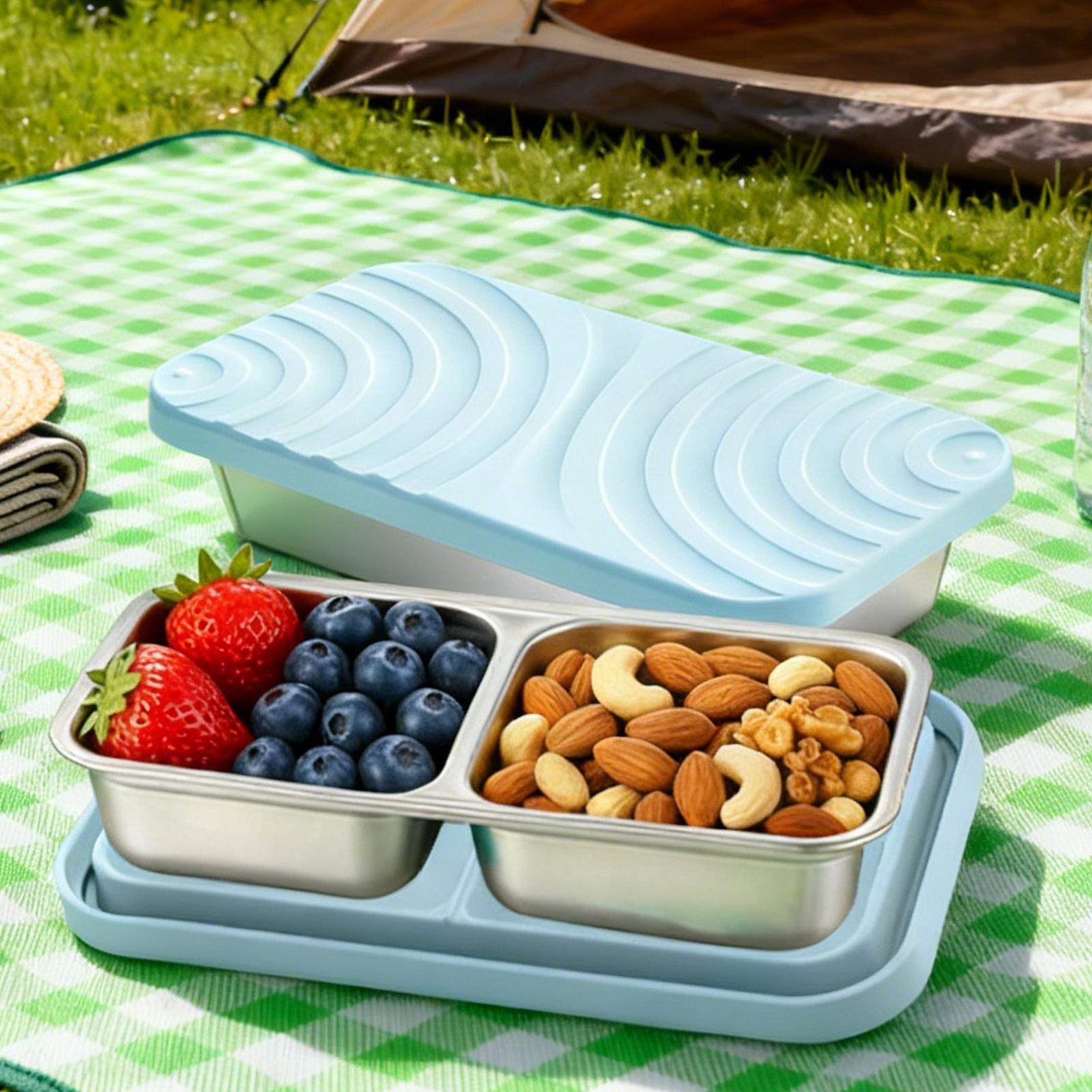 กล่องใส่ขนมสแตนเลส กล่องเก็บอา - Food Prep Snacks บทวิจารณ์และราคา