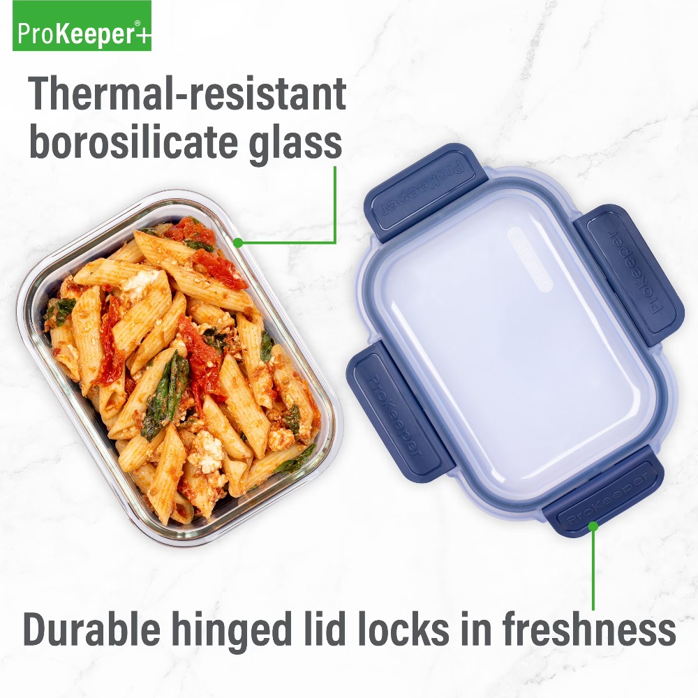 ภาชนะเก็บอาหารแก้วขนาด 2.8 คัพ - Food Prep Snacks บทวิจารณ์และราคา