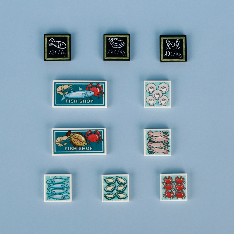 MOC City Street ตัวเลขอาหารพิม - Junk Food Snacks บทวิจารณ์และราคา