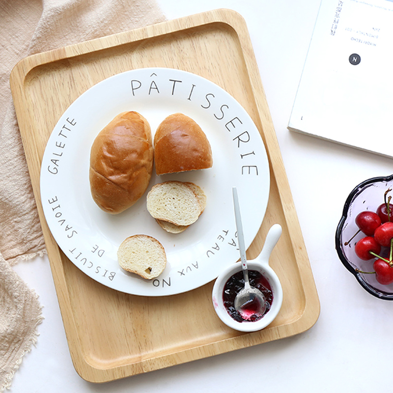 ถาดเสิร์ฟไม้ทรงสี่เหลี่ยม ถาดอ - Food Platter Snacks บทวิจารณ์และราคา