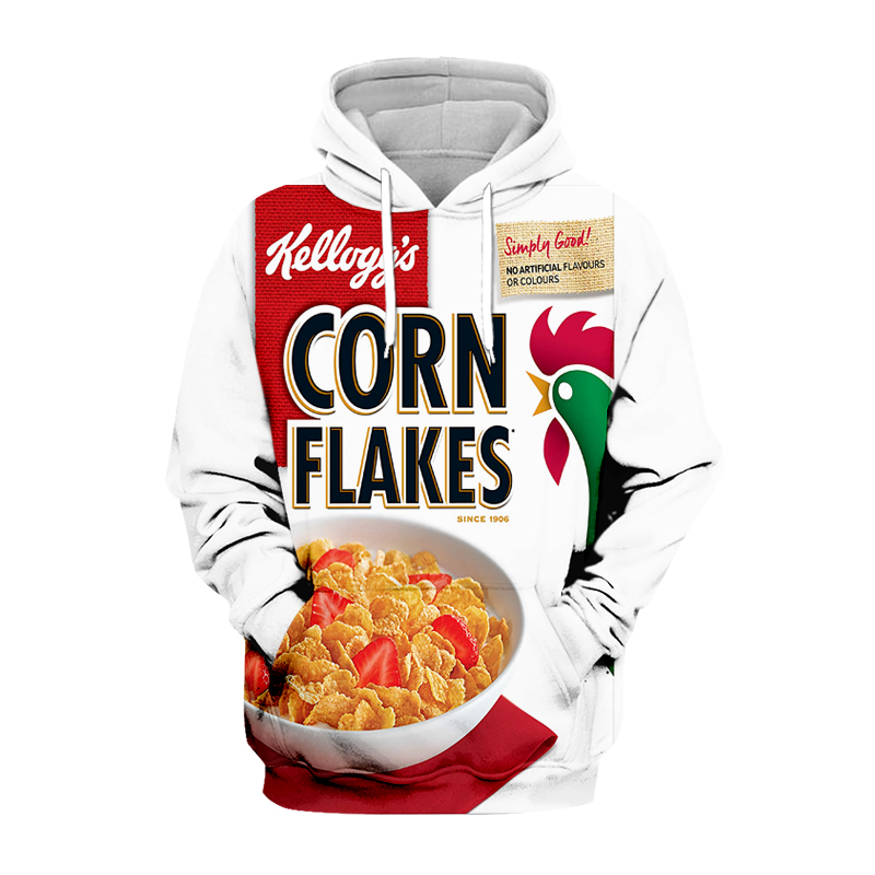 เสื้อฮู้ดแขนยาวแบบสวมหัวมีฮู้ด - Food Snacks Brands บทวิจารณ์และราคา