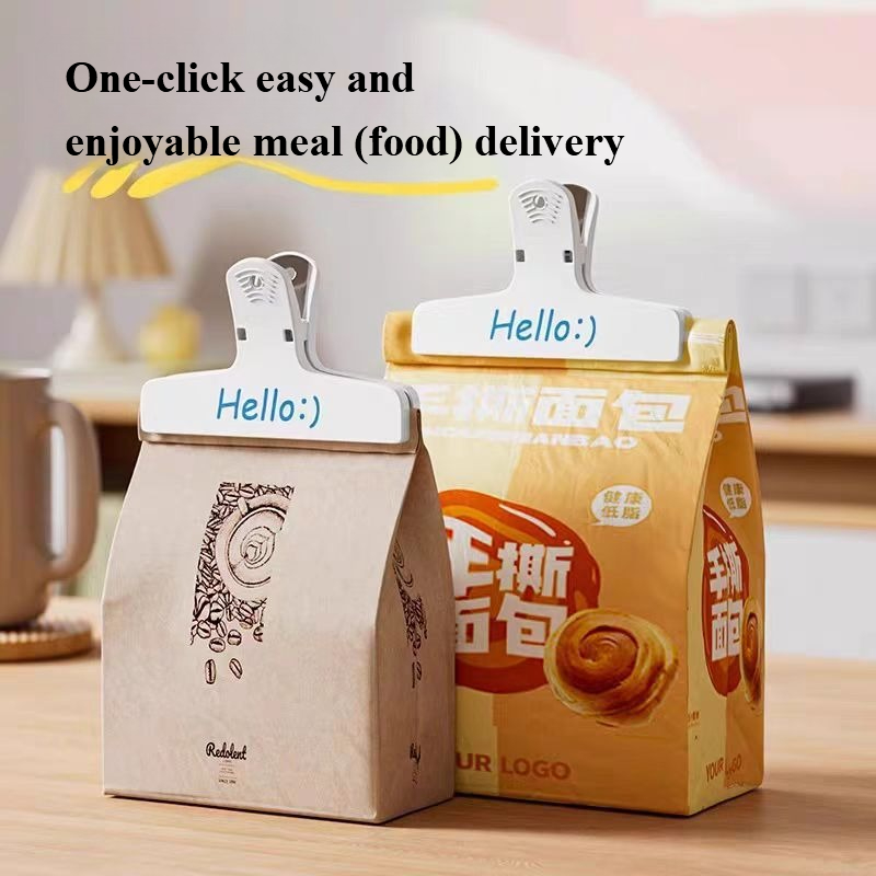 คลิปปิดผนึกแม่เหล็กสำหรับติดฉล - Food Snacks Label บทวิจารณ์และราคา