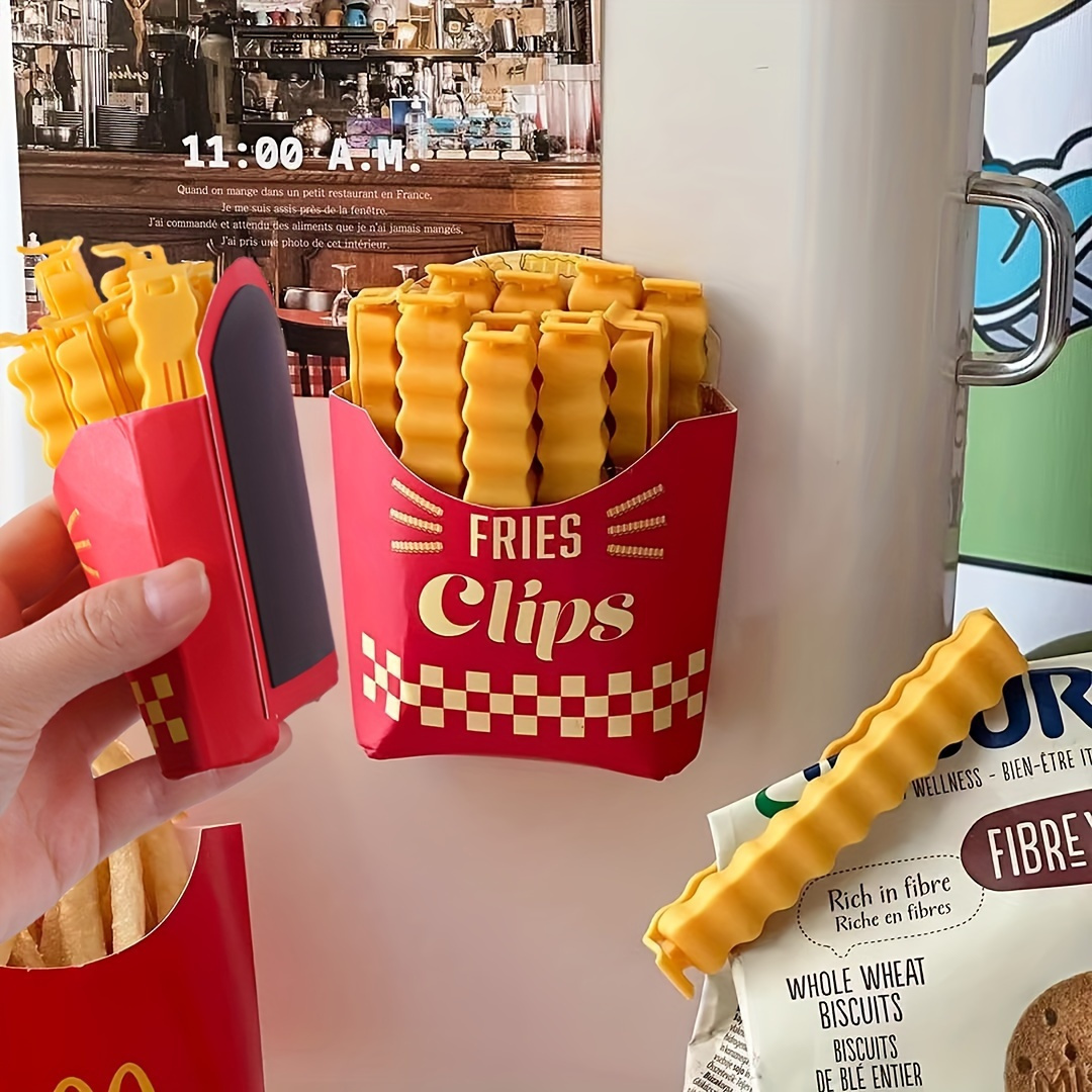 คลิปหนีบปิดถุงเฟรนช์ฟรายส์แบบส - Food Snacks Packets บทวิจารณ์และราคา