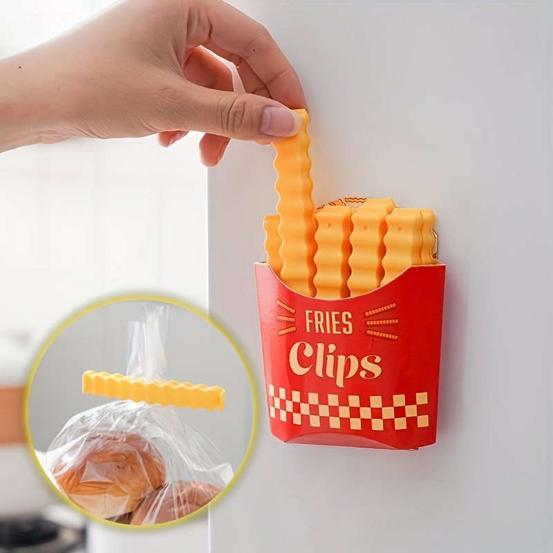 คลิปหนีบปิดถุงเฟรนช์ฟรายส์แบบส - Food Snacks Packets บทวิจารณ์และราคา