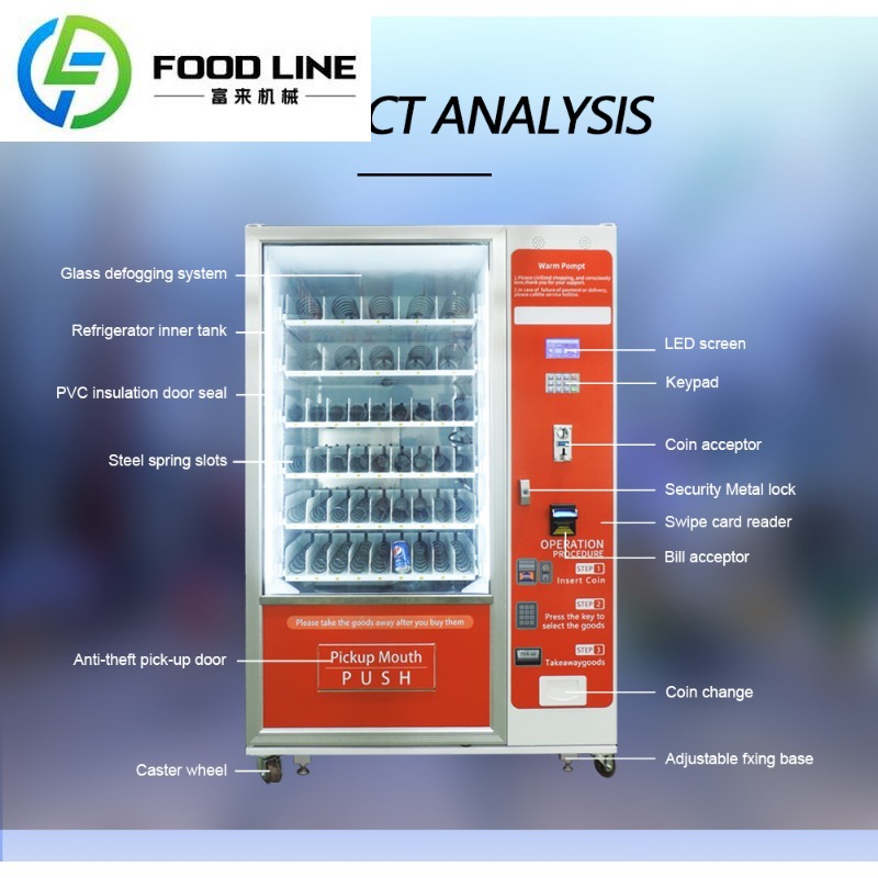 ตู้จำหน่ายสินค้าอัตโนมัติแบบกำ - Food Snacks Drinks บทวิจารณ์และราคา