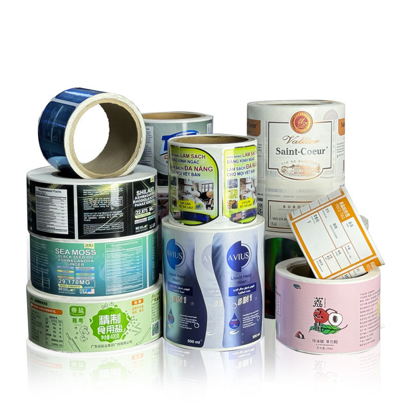 สติกเกอร์ติดขวดตกแต่งสำหรับใช้ - Food Snacks Label บทวิจารณ์และราคา