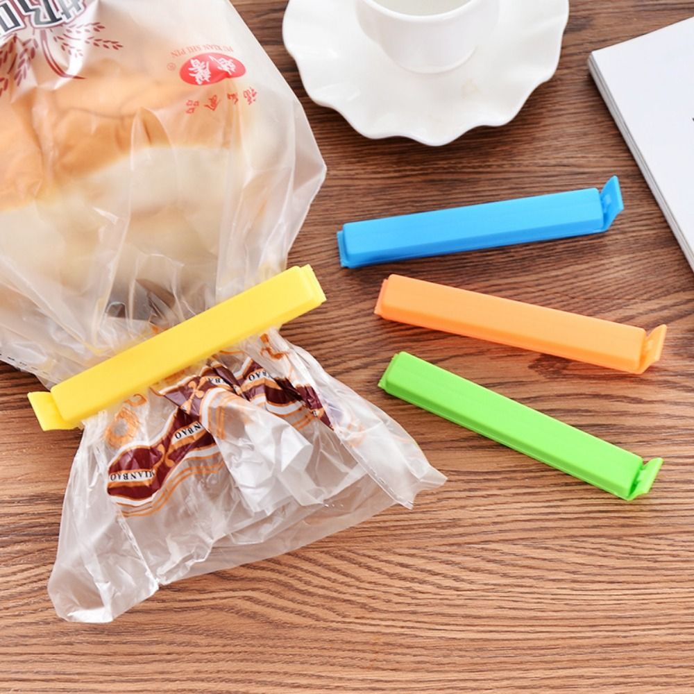 คลิปเก็บถุงอาหารพลาสติกแบบใช้ซ - Food Snacks Label บทวิจารณ์และราคา
