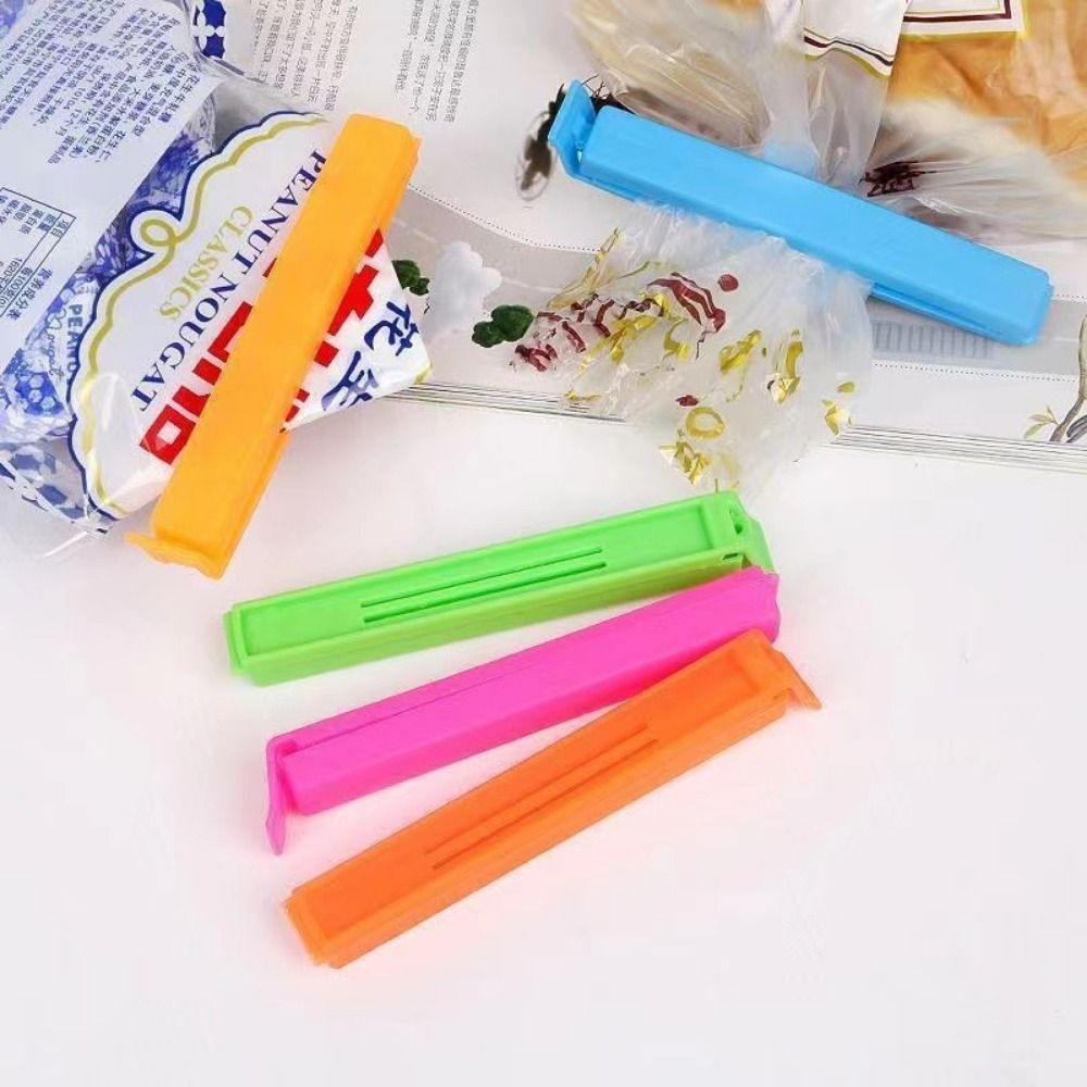 คลิปเก็บถุงอาหารพลาสติกแบบใช้ซ - Food Snacks Label บทวิจารณ์และราคา