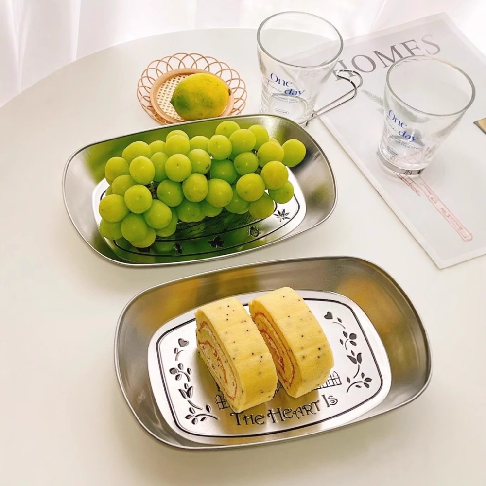 ถาดเหล็กสไตล์วินเทจอเมริกัน 2  - Food Snacks For Picnic บทวิจารณ์และราคา