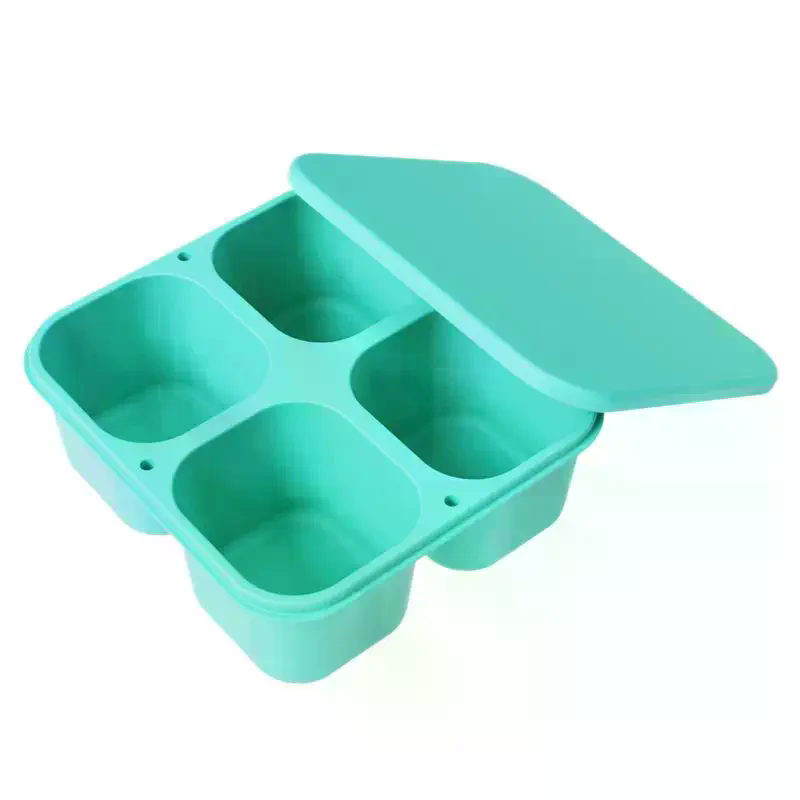 กล่องใส่ขนมซิลิโคนเกรดอาหาร 4  - Food Snacks For Picnic บทวิจารณ์และราคา