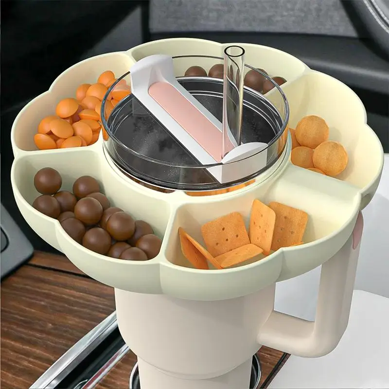 4ช่องแบบนำกลับมาใช้ใหม่ได้ถ้วย - Food Platter Snacks บทวิจารณ์และราคา