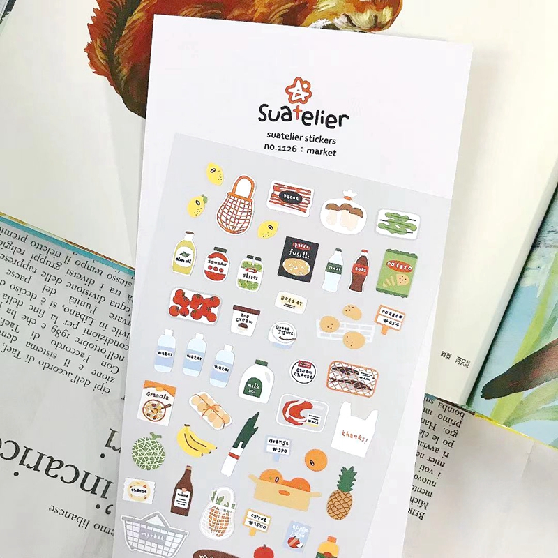 Suatelier No.1126 สติกเกอร์ “M - Junk Food Snacks บทวิจารณ์และราคา