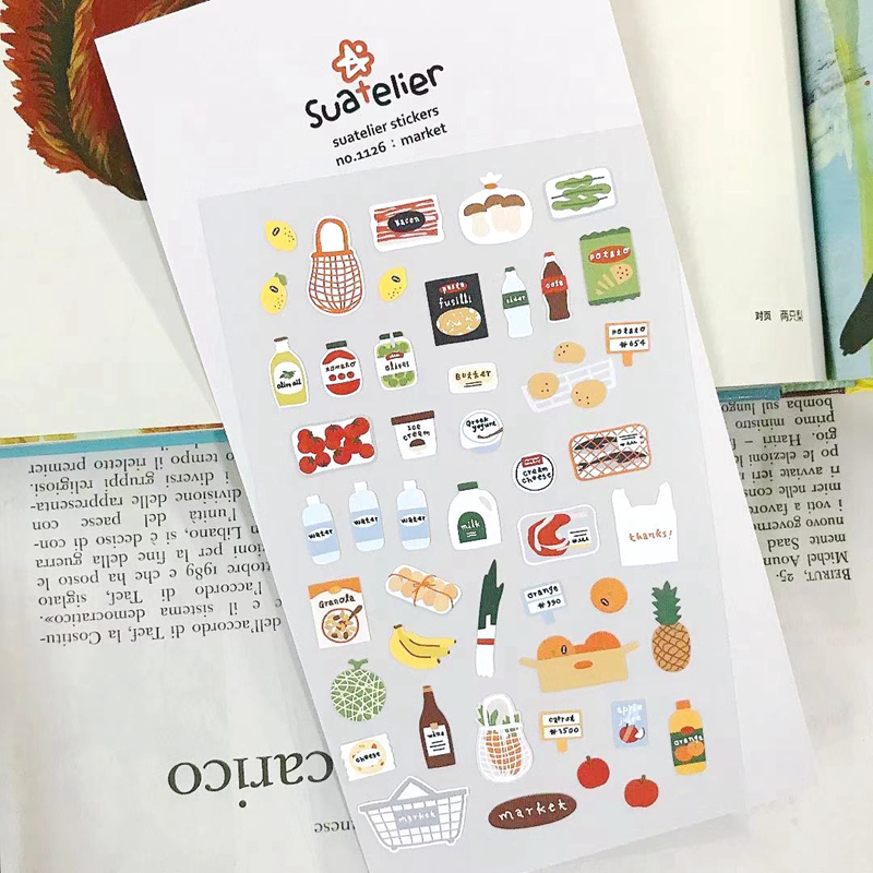 Suatelier No.1126 สติกเกอร์ “M - Junk Food Snacks บทวิจารณ์และราคา