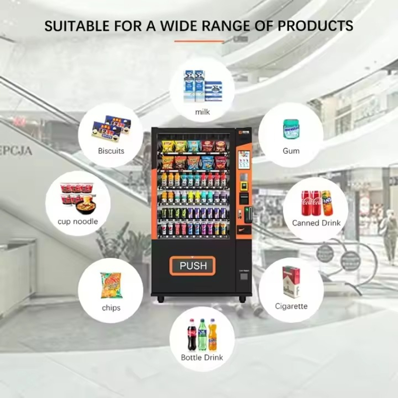 ตู้จำหน่ายสินค้าอัตโนมัติแบบสั - Food Snacks Drinks บทวิจารณ์และราคา