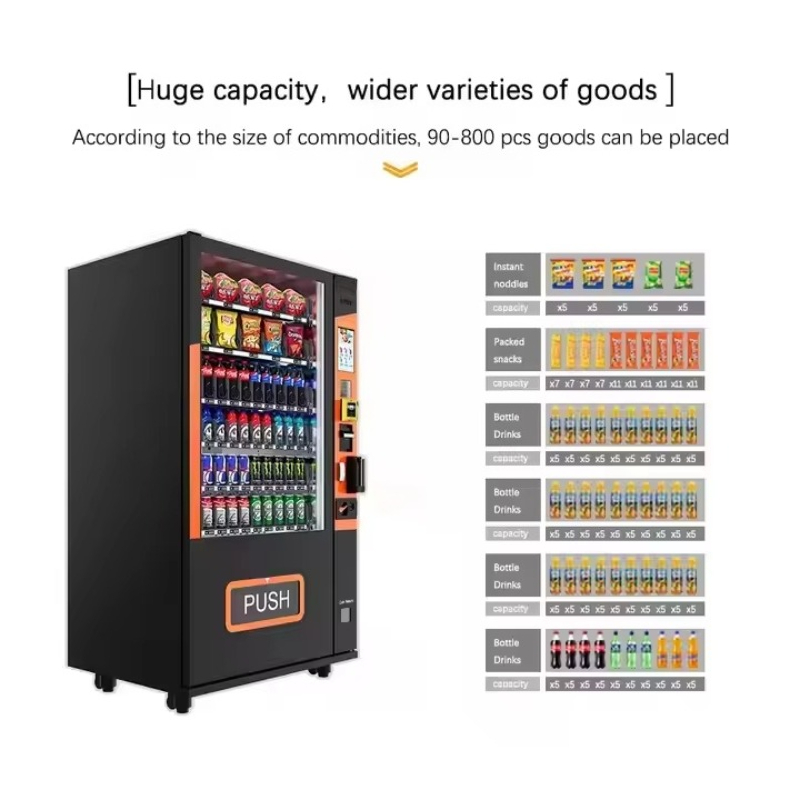 ตู้จำหน่ายสินค้าอัตโนมัติแบบสั - Food Snacks Drinks บทวิจารณ์และราคา