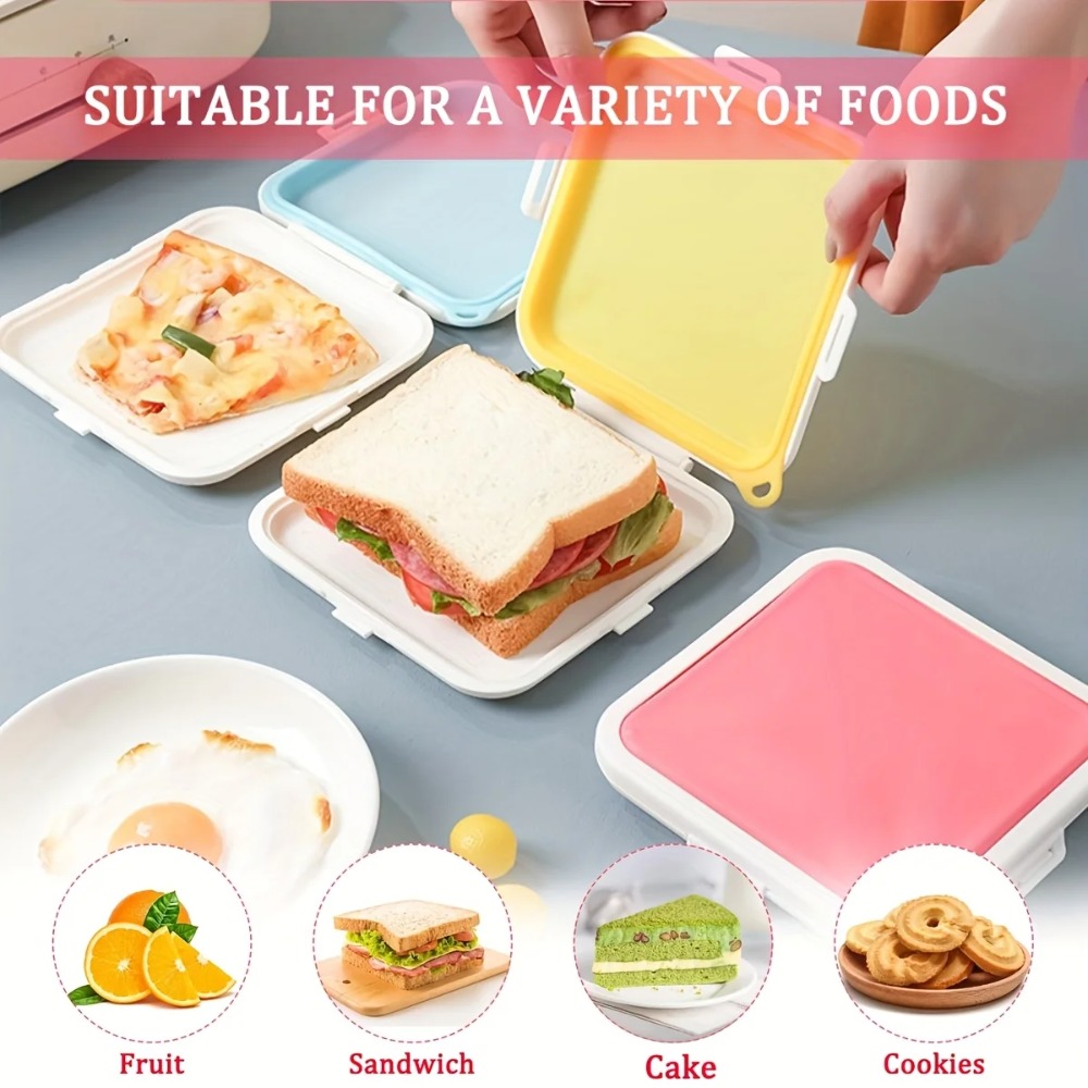 กล่องเก็บแซนวิชซิลิโคน กล่องใส - Food Snacks For Picnic บทวิจารณ์และราคา