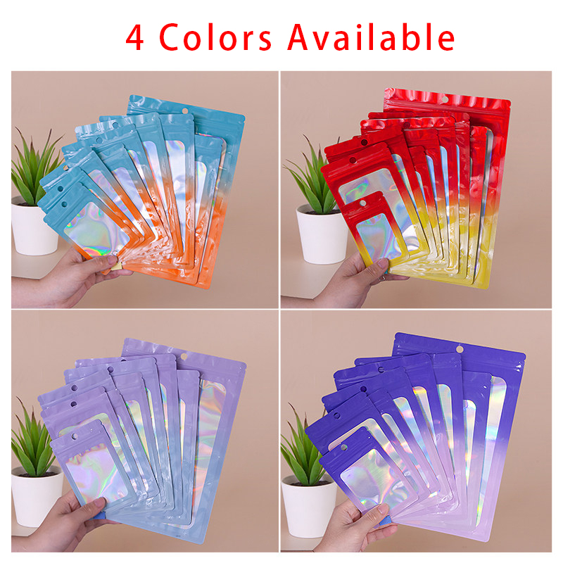 ถุงซิปสี่เหลี่ยมสีโฮโลแกรม, ถุ - Food Snacks In Usa บทวิจารณ์และราคา