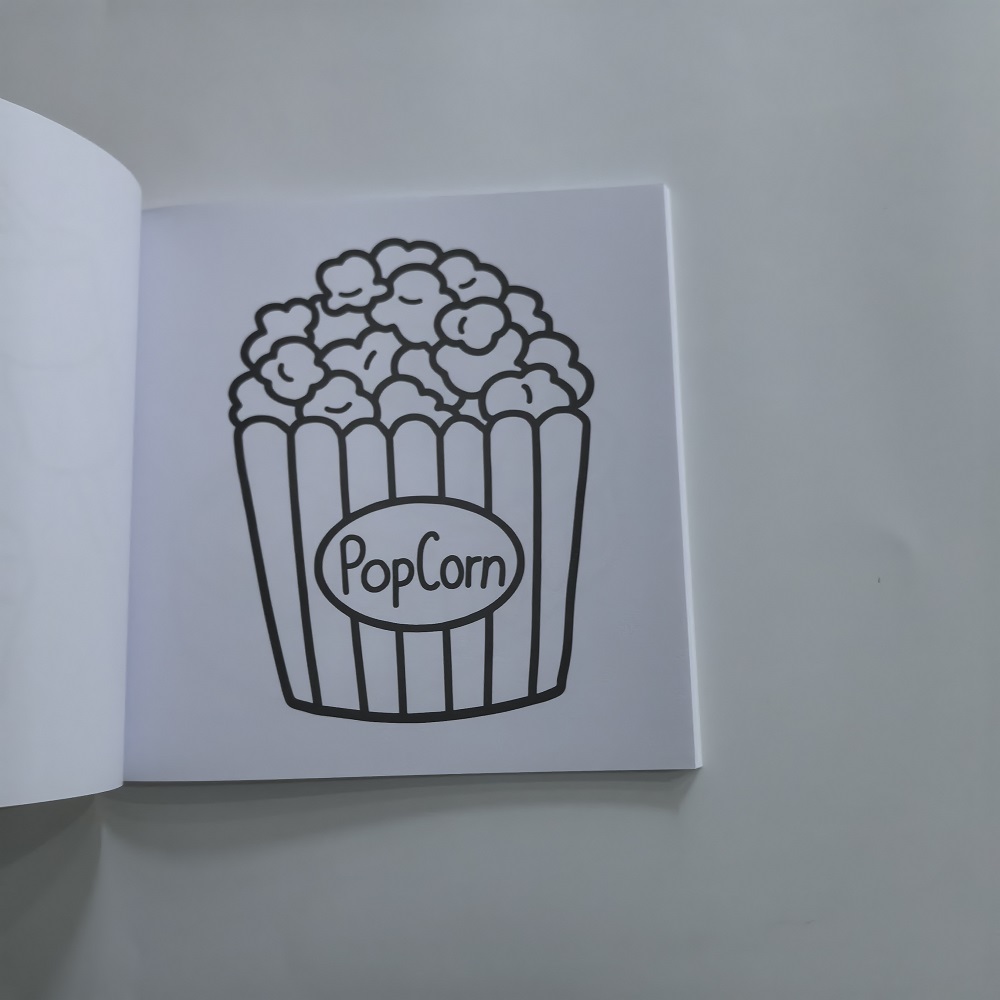 หนังสือระบายสีอาหาร เครื่องดื่ - Food Snacks Coloring Book บทวิจารณ์และราคา