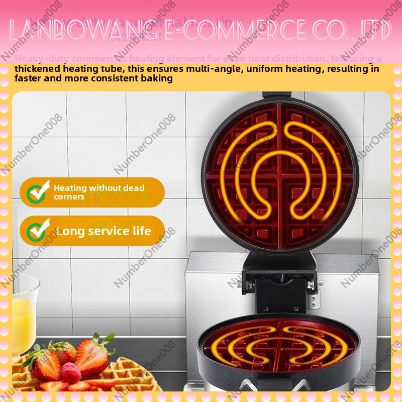เครื่องทำวาฟเฟิลแบบหมุน กระทะเ - Food Snacks Business บทวิจารณ์และราคา