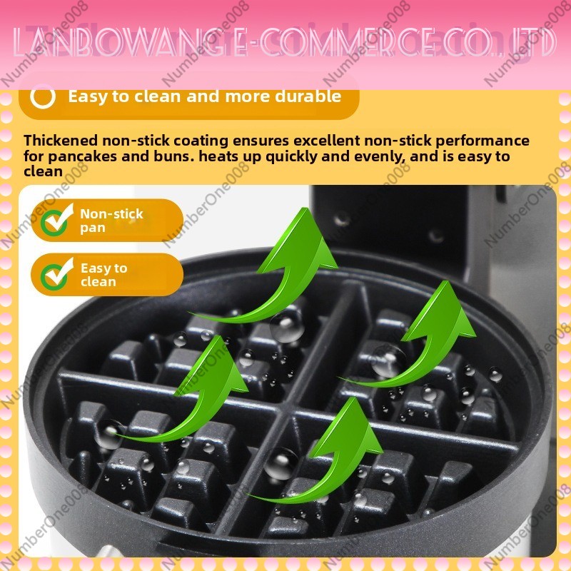เครื่องทำวาฟเฟิลแบบหมุน กระทะเ - Food Snacks Business บทวิจารณ์และราคา