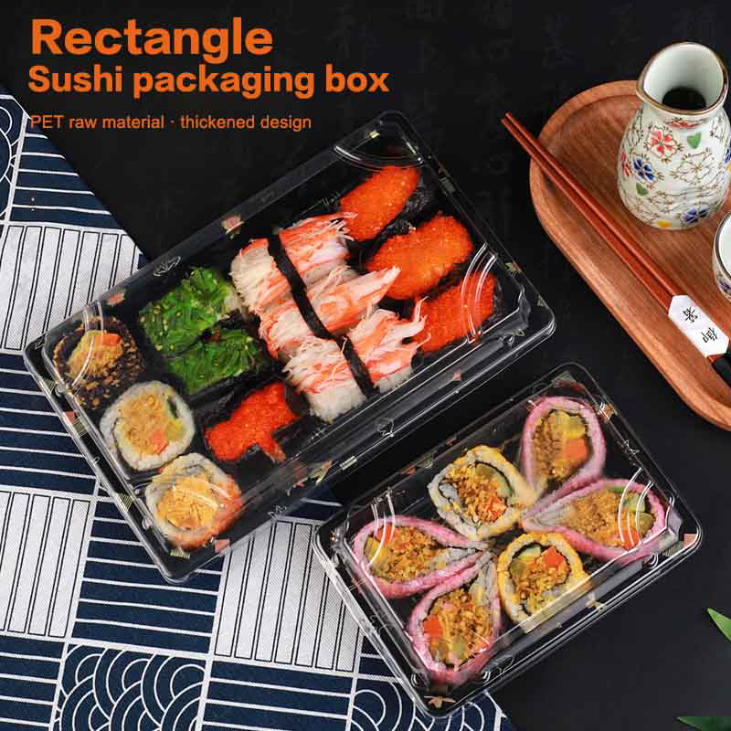 กล่องซูชิแบบหนา 10 ชิ้น พร้อมฝ - Food Prep Snacks บทวิจารณ์และราคา