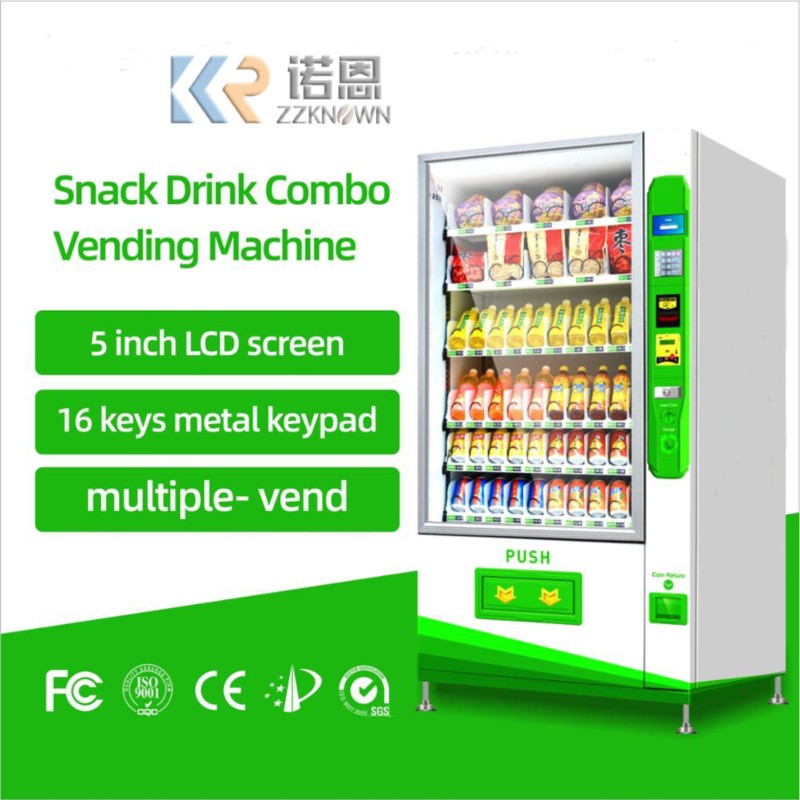ตู้จำหน่ายเครื่องดื่มและขนมขนา - Food Snacks In Usa บทวิจารณ์และราคา