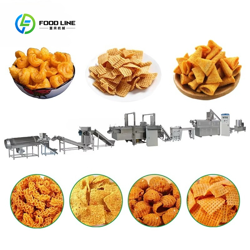 สายการผลิตขนมกรอบแป้งทอดแสนอร่ - Food Snacks Indian บทวิจารณ์และราคา