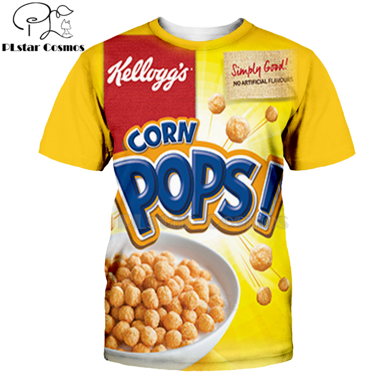 เสื้อยืดแบบสวมหัวแขนสั้นสำหรับ - Food Snacks Brands บทวิจารณ์และราคา