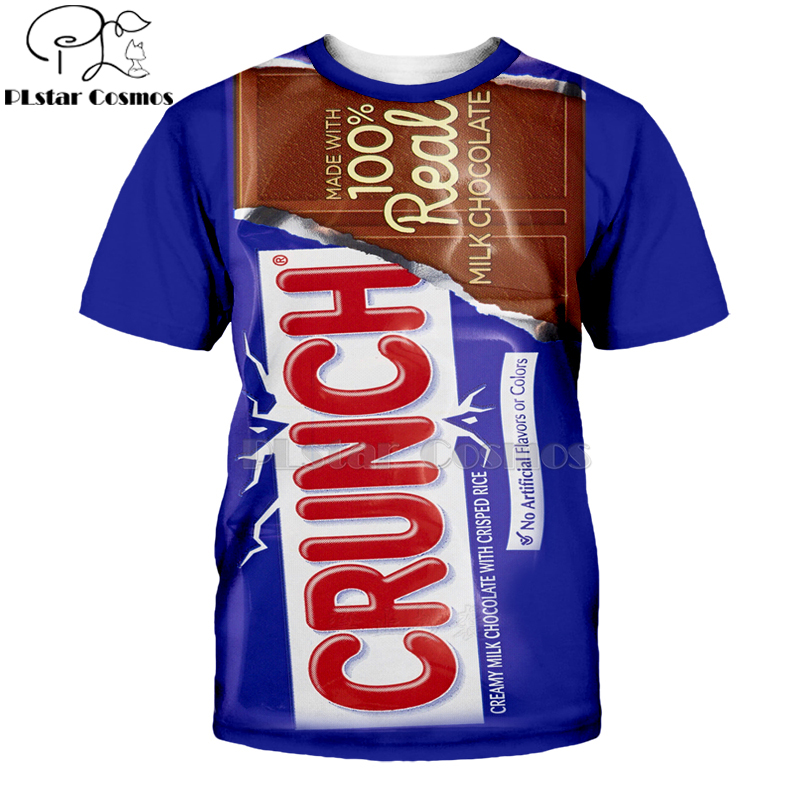 เสื้อยืดแบบสวมหัวแขนสั้นสำหรับ - Food Snacks Brands บทวิจารณ์และราคา