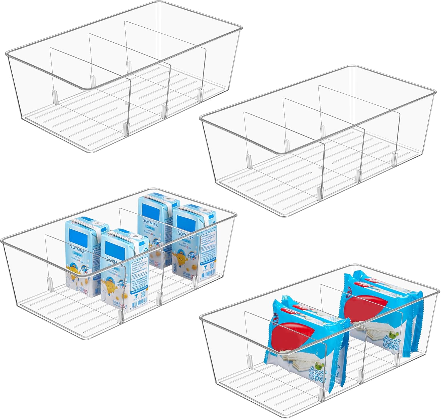 กล่องจัดเก็บอาหาร 4 ชิ้น, กล่อ - Food Snacks Packets บทวิจารณ์และราคา