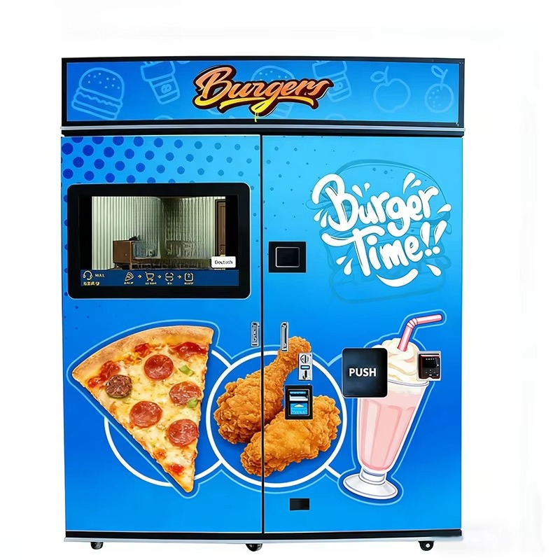 เครื่องจำหน่ายอาหารจานด่วนอัตโ - Food Snacks In Usa บทวิจารณ์และราคา