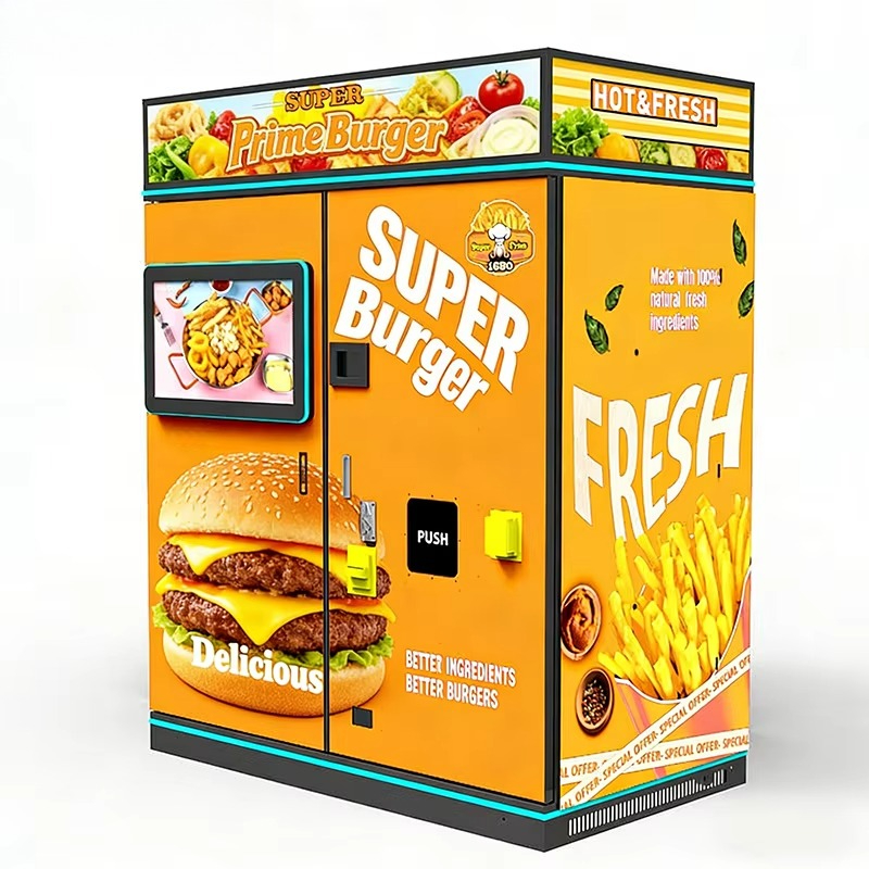 เครื่องจำหน่ายอาหารจานด่วนอัตโ - Food Snacks In Usa บทวิจารณ์และราคา