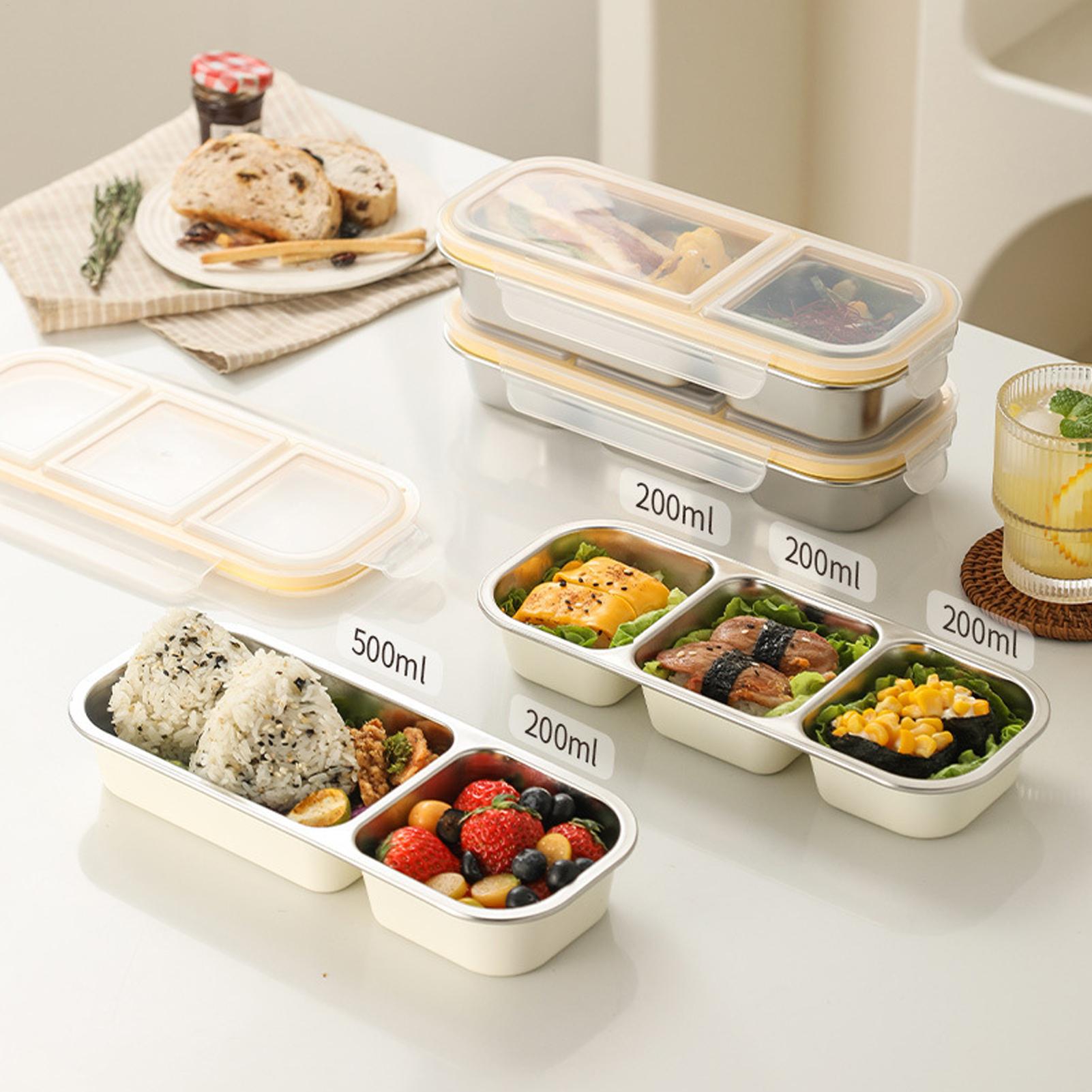 กล่องขนมสแตนเลส กล่องใส่ขนมกัน - Food Prep Snacks บทวิจารณ์และราคา