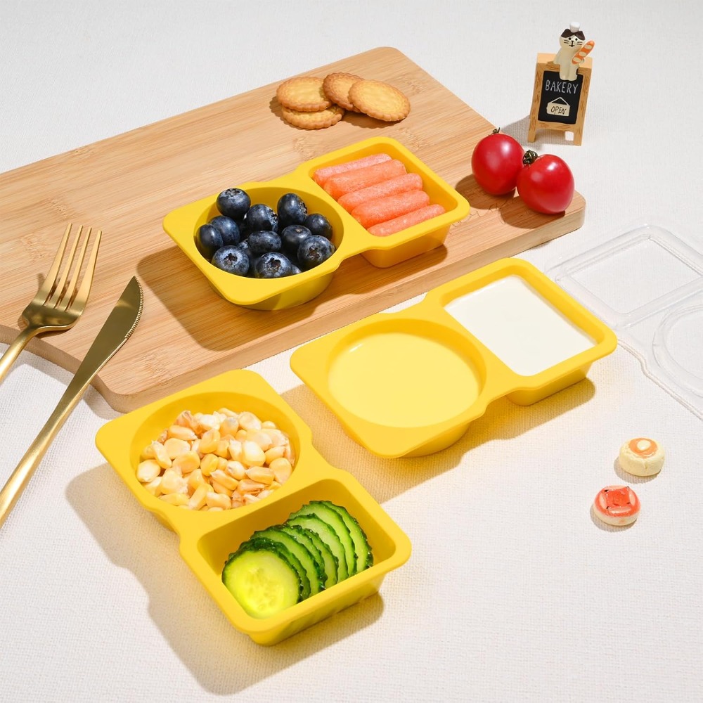 ภาชนะพลาสติกใส่อาหารแบบใช้แล้ว - Food Prep Snacks บทวิจารณ์และราคา