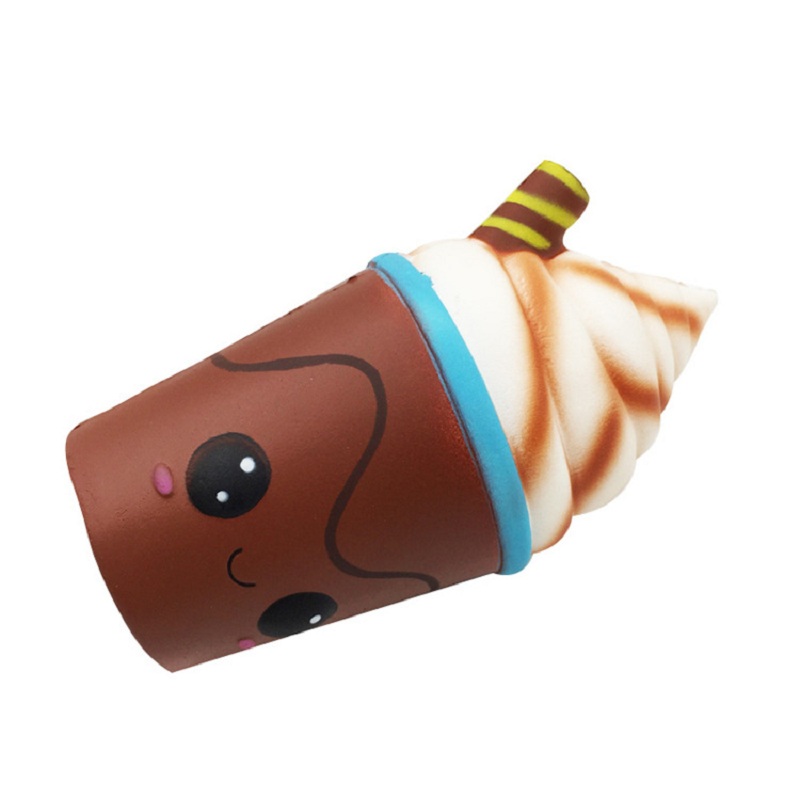 จัมโบ้ช็อกโกแลตไอศกรีม Squishy - Junk Food Snacks บทวิจารณ์และราคา