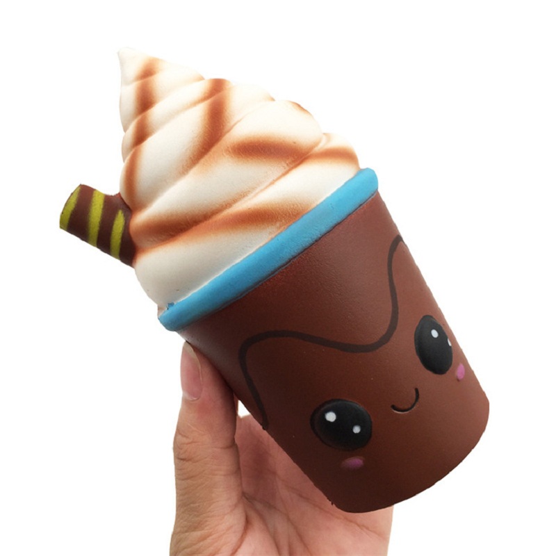 จัมโบ้ช็อกโกแลตไอศกรีม Squishy - Junk Food Snacks บทวิจารณ์และราคา