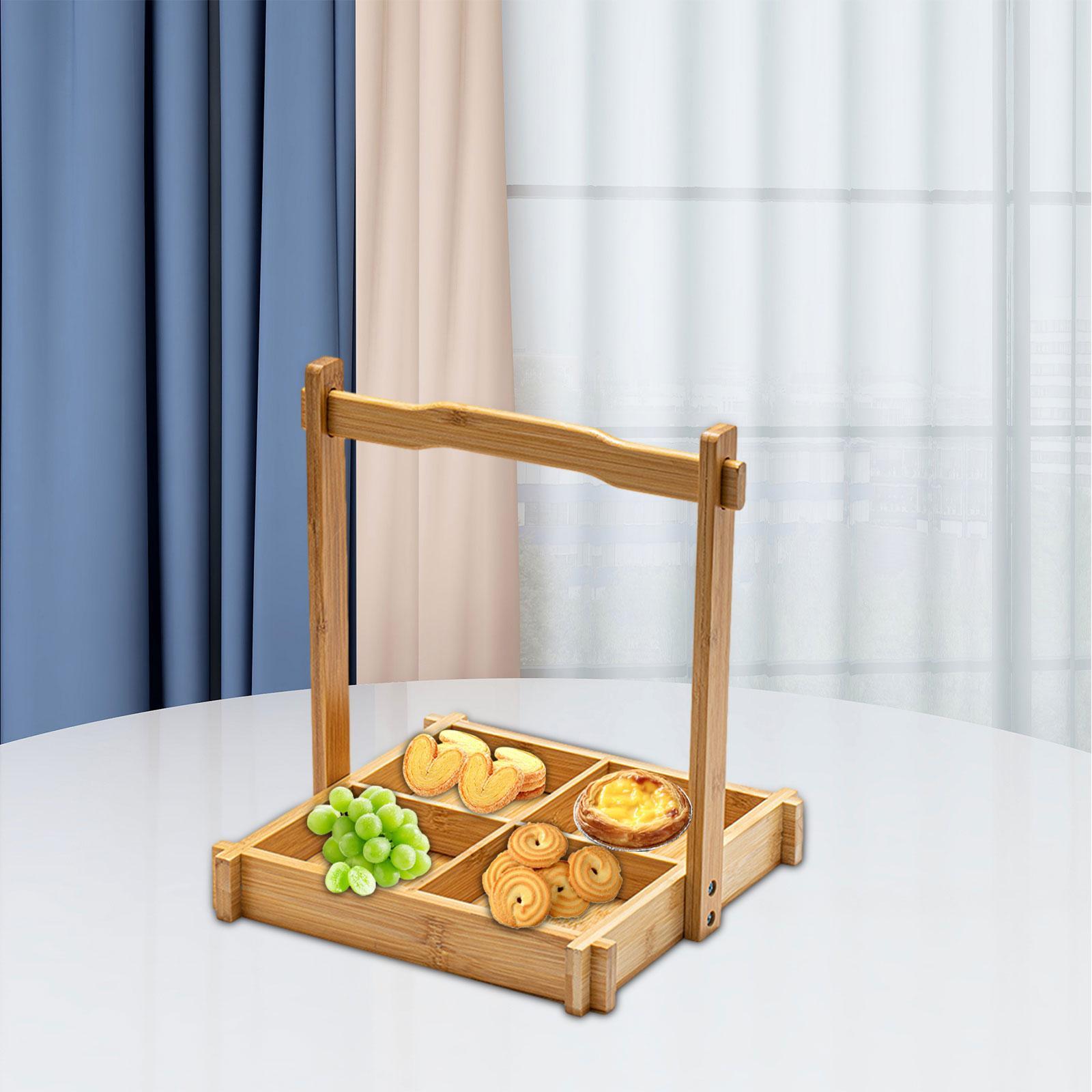 ไม้ไผ่ถั่ว Platter ถาด Section - Food Platter Snacks บทวิจารณ์และราคา