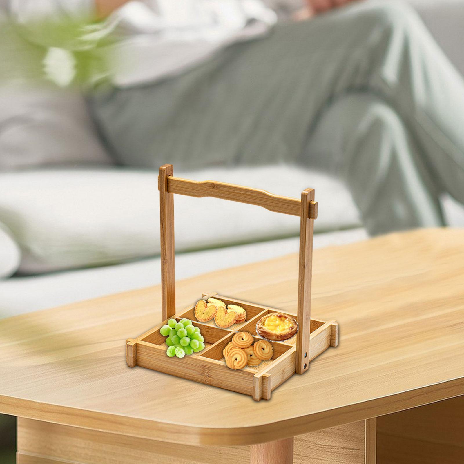 ไม้ไผ่ถั่ว Platter ถาด Section - Food Platter Snacks บทวิจารณ์และราคา