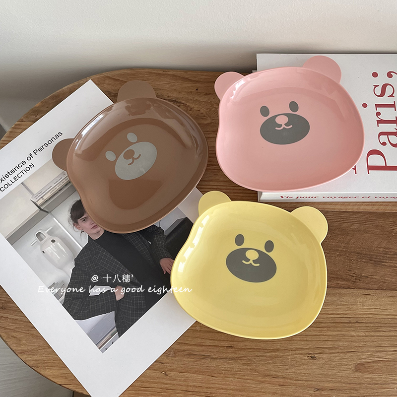 หมีน่ารักถาดเก็บอาหารผลไม้แห้ง - Food Platter Snacks บทวิจารณ์และราคา