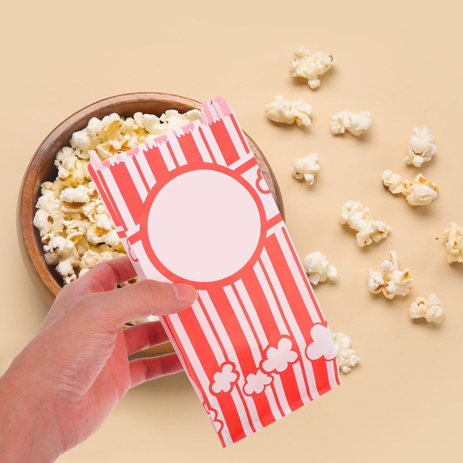 ถุงใส่ป๊อปคอร์นแบบกันน้ำมัน 30 - Food Snacks In Usa บทวิจารณ์และราคา