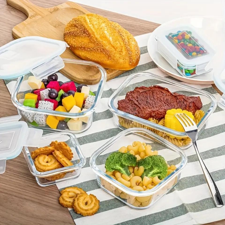ชุดกล่องเก็บอาหารแก้วโบโรซิลิเ - Food Prep Snacks บทวิจารณ์และราคา